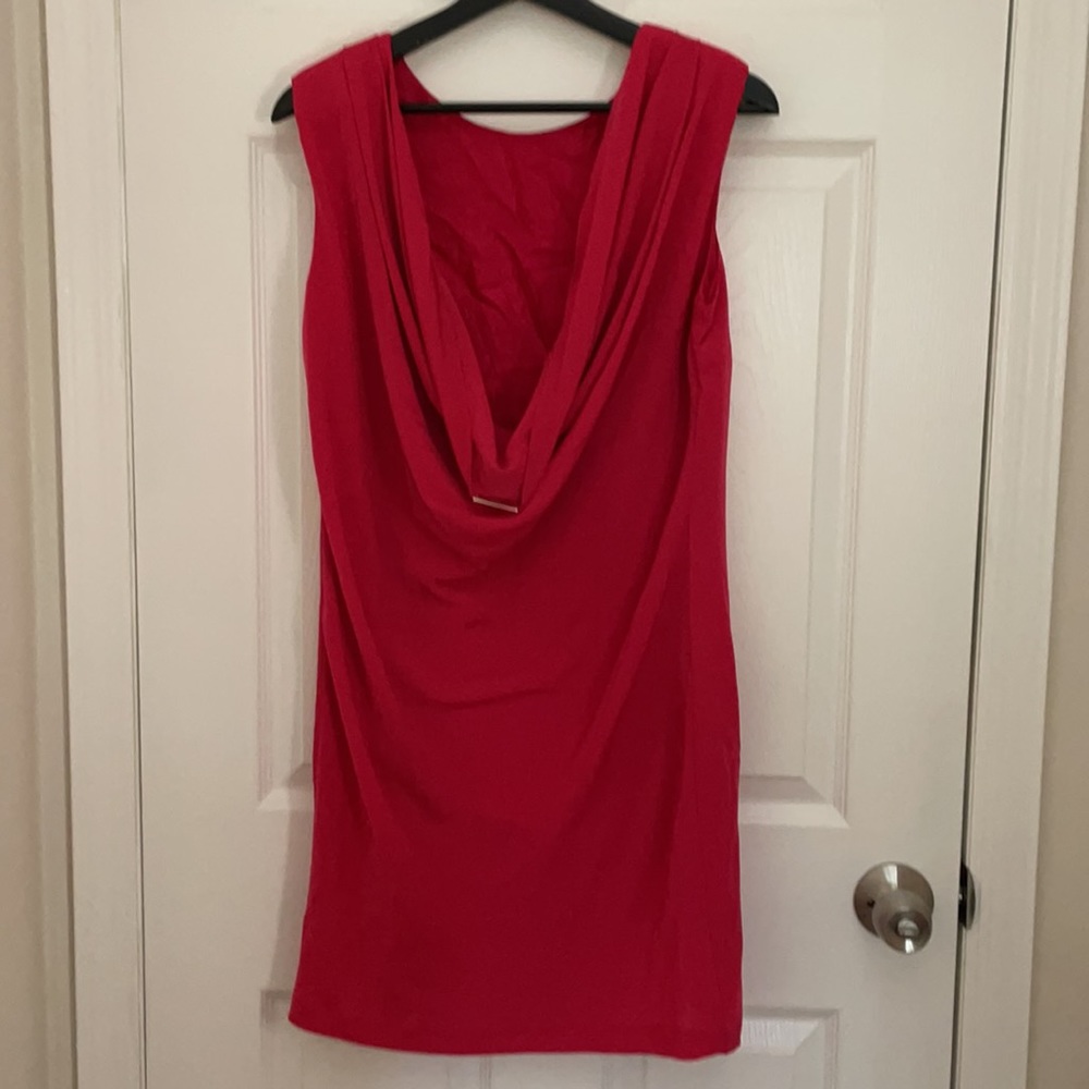 Zara Fuchsia low back dress
